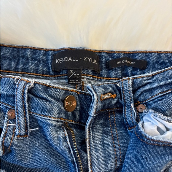 Kylie and Kendall Distressed Denim Shorts. Size 3. - Picture 2 of 3